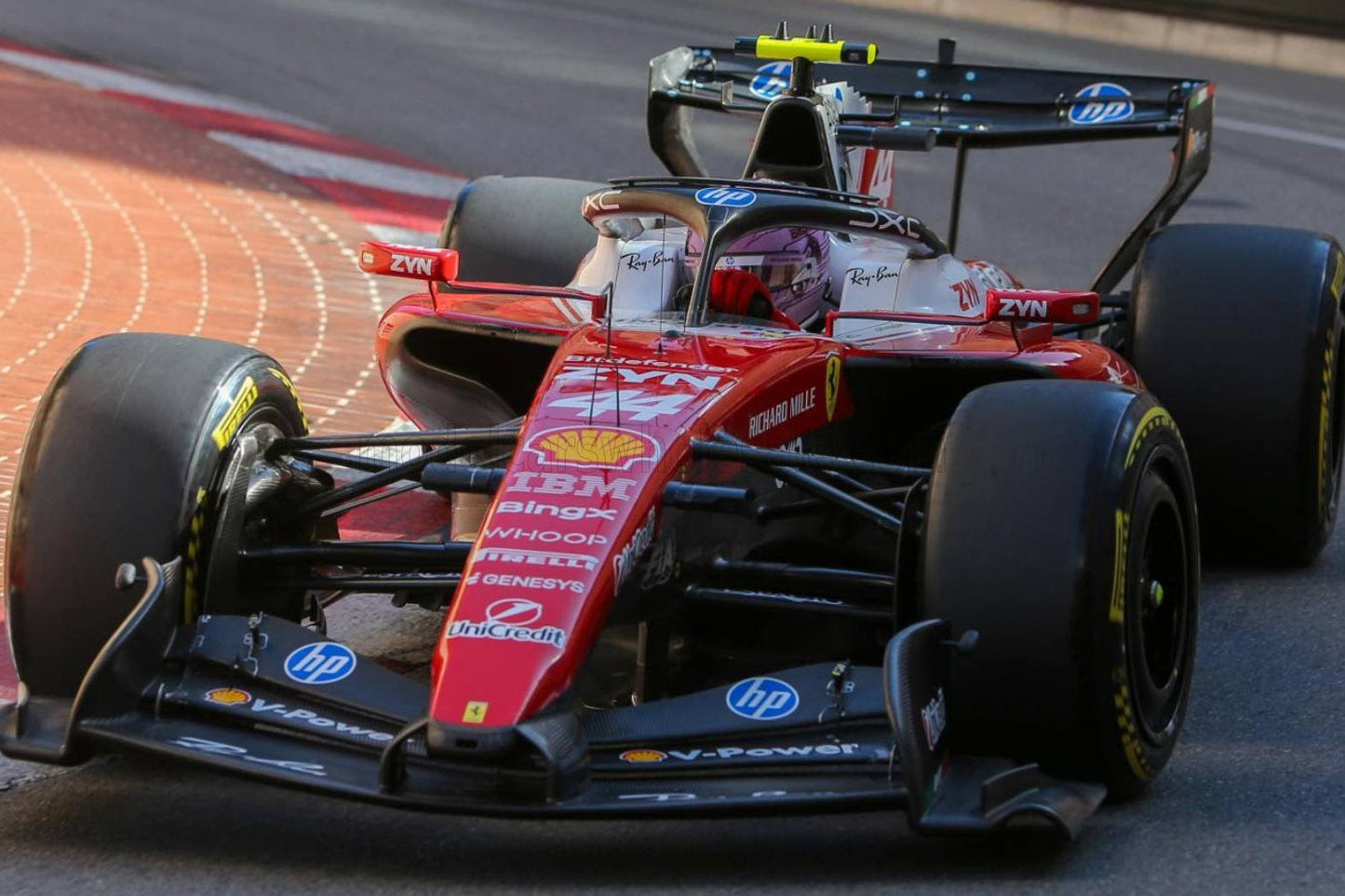 Looksmart Ferrari F1 SF-26 Team Scuderia #44 2nd Monaco GP 2026 (Hamilton) Red 1:18