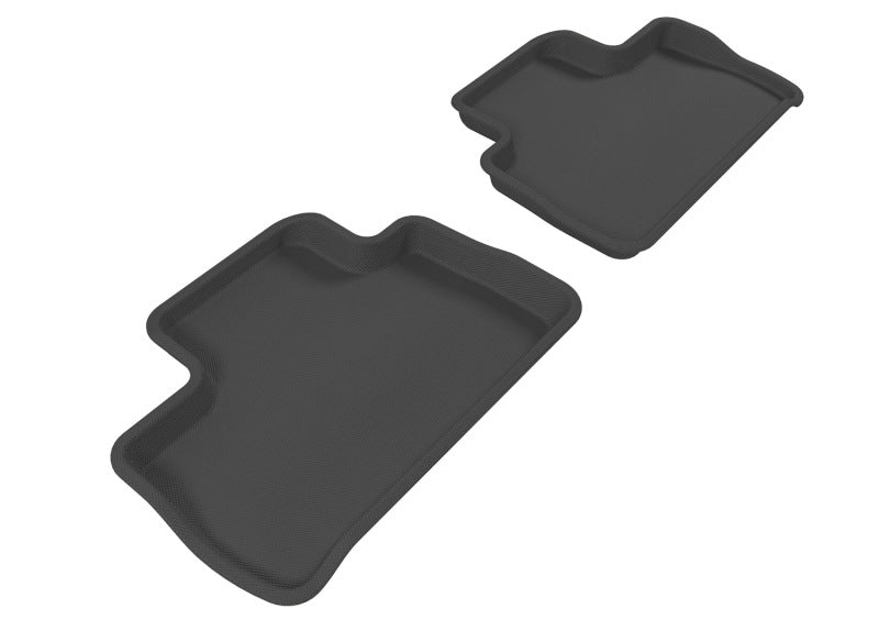 FR SPORT 3D MAXpider 2007-2014 Land Rover Lr2 Kagu 2nd Row Floormats - Black L1LR00121509