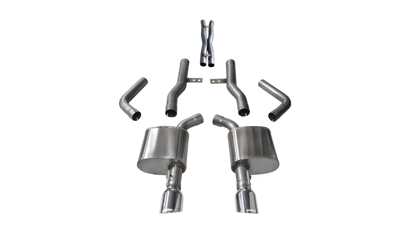 Corsa Xtreme / 2.75 in Cat-Back Single 4.5 in Tips | 2017-22 Charger, 300 5.7L (21004)