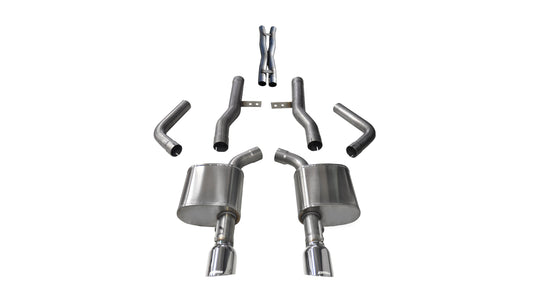 Corsa Xtreme / 2.75 in Cat-Back Single 4.5 in Tips | 2017-22 Charger, 300 5.7L (21004)