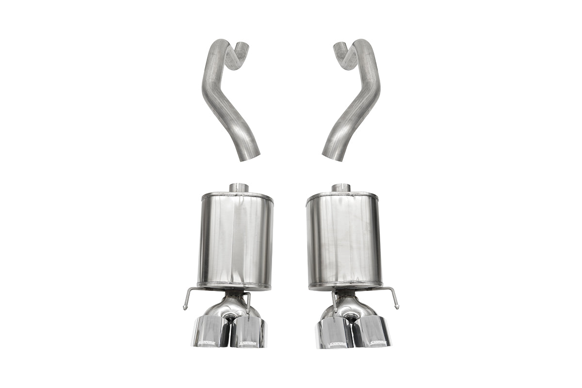 Corsa Xtreme, Sport / 2.5 in Axle-Back 4.5 in Twin Tips | 2005-2008 Corvette C6 (21010, 21009)