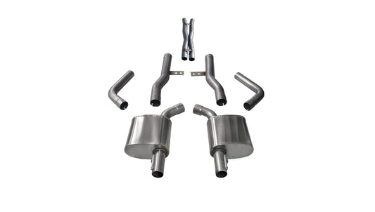 Corsa Xtreme / 2.75 in Cat-Back No Tips | 2017-2022 Charger, 300 5.7L (21018)