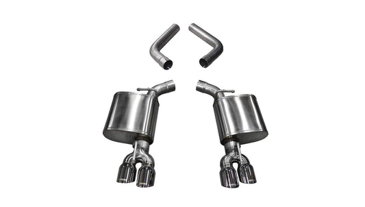 Corsa Sport / 2.75 in Axle-Back Twin 3.5 in Tips | Challenger 2015-23 6.4L 6.2L, 2017-23 5.7L (21020)