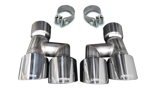 Corsa Replacement / 4.0 in Twin Tip Kit | 2018-2023 Ford Mustang GT 5.0L V8 CORSA Systems (21038)