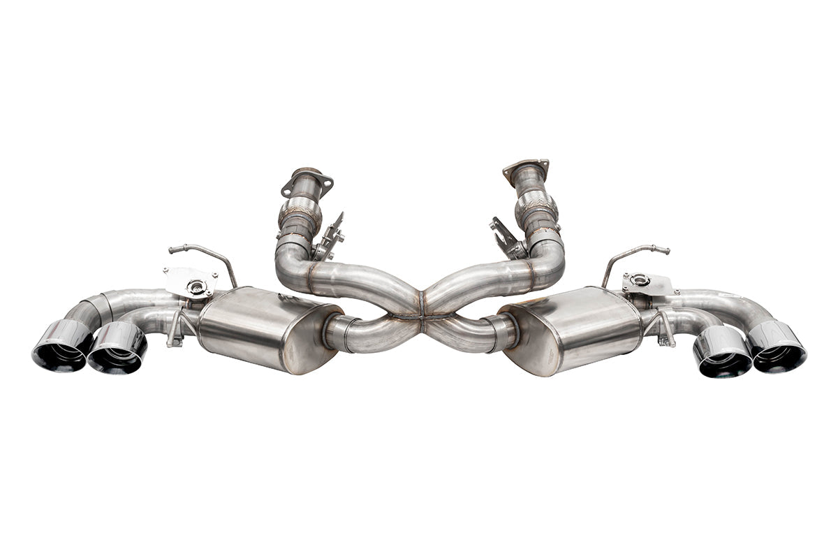 Corsa 3.0 in Cat-Back 4.5 in Pro-Series Tips | 2020-26 Corvette C8 (w/ Factory NPP) (21100, 21103-1, 21106, 21105-1)