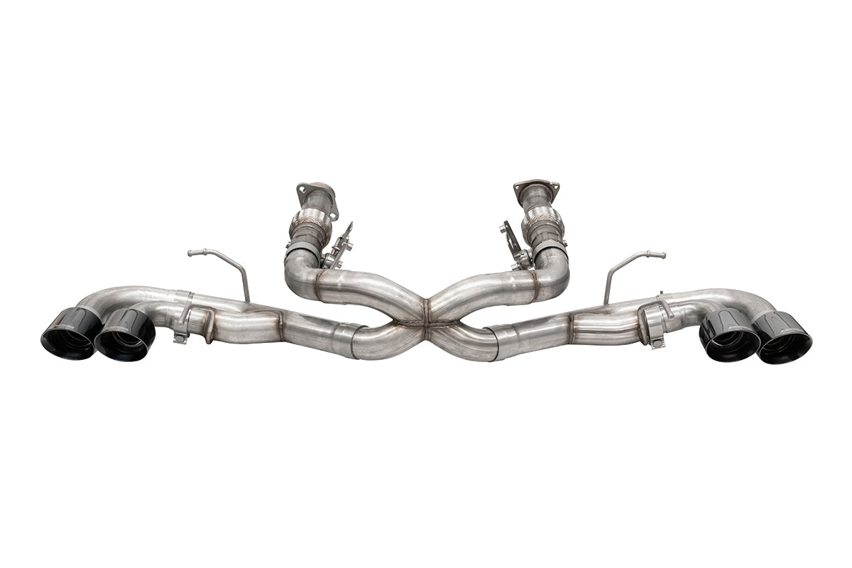 Corsa 3.0 in Cat-Back 4.5 in Pro-Series Tips | 2020-24 Corvette C8 (w/o Factory NPP) (21102, 21104-1)