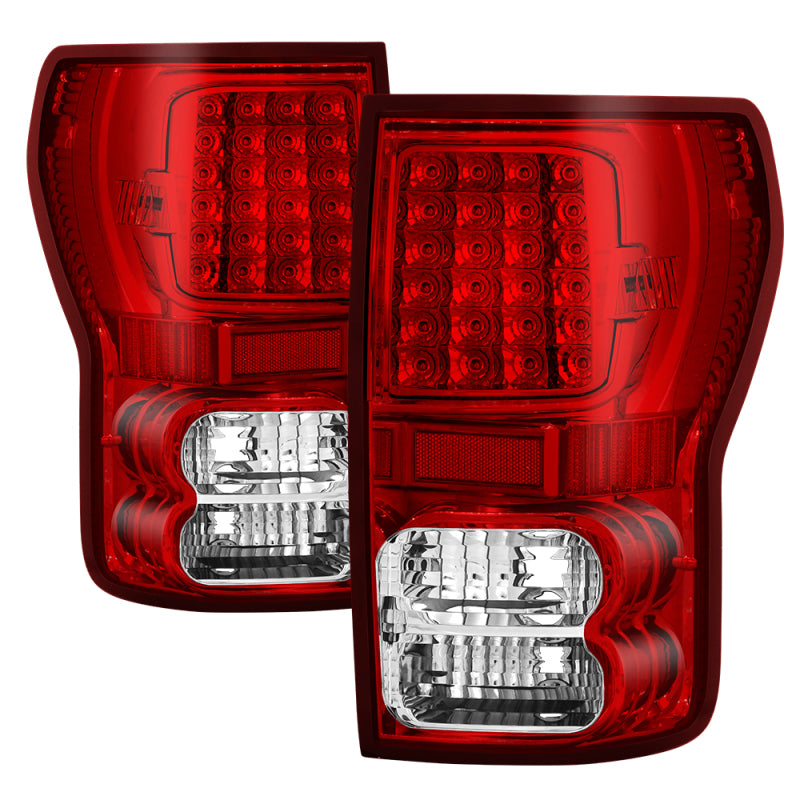 FR SPORT SPYDER Xtune Toyota Tundra 07-13 LED Tail Lights Red Clear ALT-ON-TTU07-LED-RC 5013224