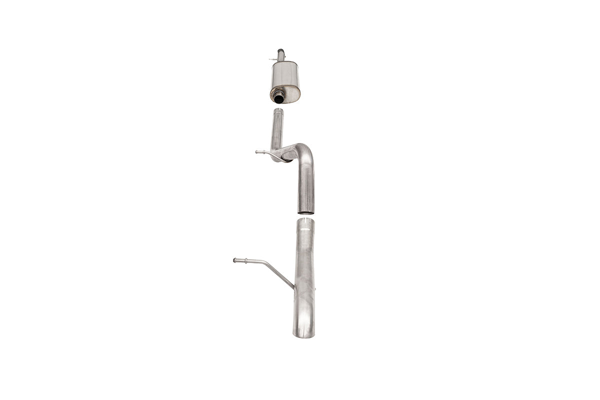Corsa Sport / 2.75 in Cat-Back Turn Downs | 2007-2018 Jeep Wrangler JKU (21121)