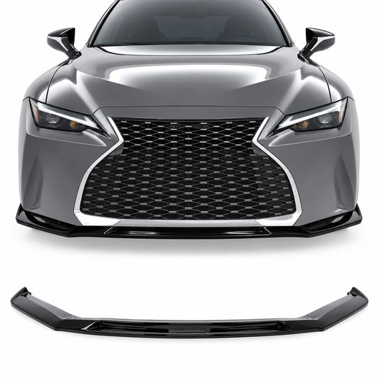Gloss Black CS Style Front Lip Splitter for Lexus IS300 IS350
