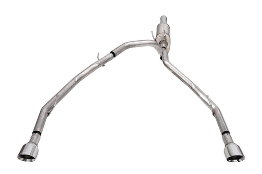 Corsa Xtreme, Sport / 3.0 in Cat-Back 4.5 in Single Tips | 2009-2024c RAM 1500 4.7L, 5.7L 140WB (14405, 21139))