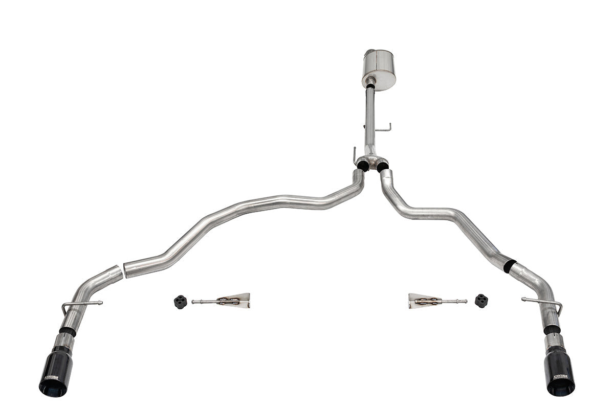 Corsa [OPEN BOX] Xtreme, 3.0 in Cat-Back Dual Rear Exit | 2021-24 Ford F-150 5.0L V8 (141.5" WB) (21146)