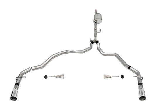 Corsa [OPEN BOX ITEM] Sport / 3.0 in Cat-Back Dual Rear Exit | 2021-24 Ford F-150 3.5T EcoBoost (145.4" WB) (21167)