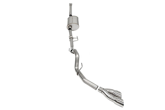 Corsa Sport / 3.0 in Cat-Back Single Side Exit | 2021-24 Ford F-150 3.5T EcoBoost (157.2" WB) (21169)