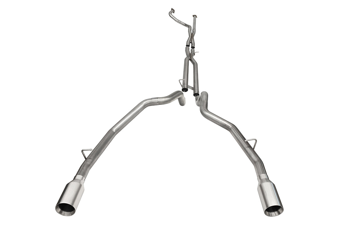 Corsa Muffler Delete / 3.0 in Cat-Back DRE 5.0 in Single Tips | 2021-2024 RAM 1500 TRX 6.2L 145WB (21190)