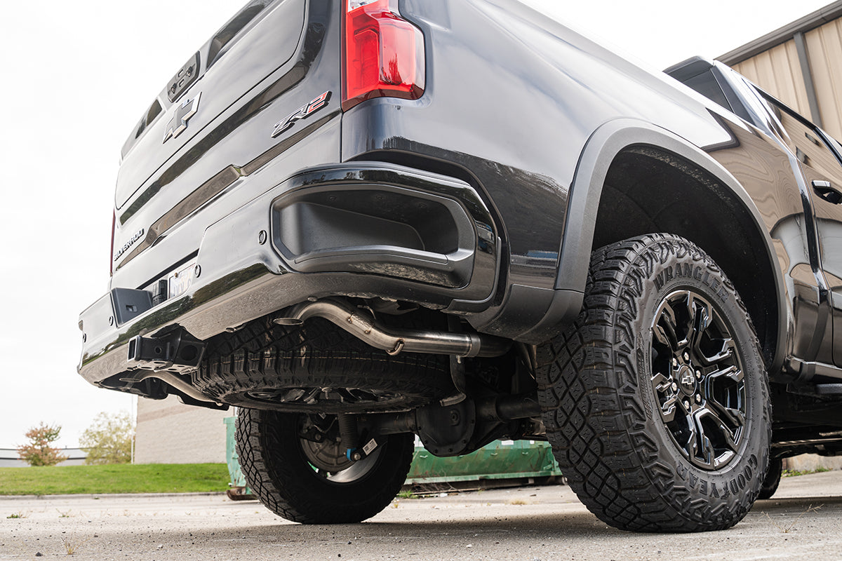 Corsa Sport / 3.0 in Cat-Back DRE Turndown | 2022-2023 Silverado ZR2, Sierra AT4X 6.2L 147.5WB (21239)
