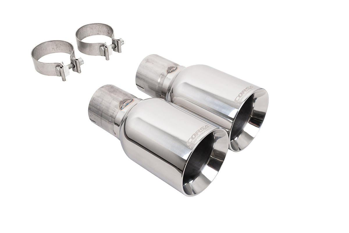 Corsa Replacement / 4.5 in Single Straight Tip Kit | 2024 Mustang GT, 2015-17 GT CORSA Systems (21258)