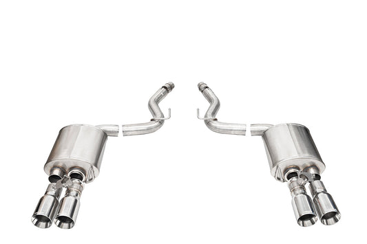 Corsa Sport Valved / 3.0 in Axle-Back 4.0 in Straight Tips | 2024 Mustang GT Coupe (21262)