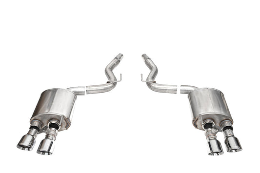 Corsa Sport Valved / 3.0 in Axle-Back 4.5 in Slash Tips | 2024 Mustang Dark Horse Coupe (21267)