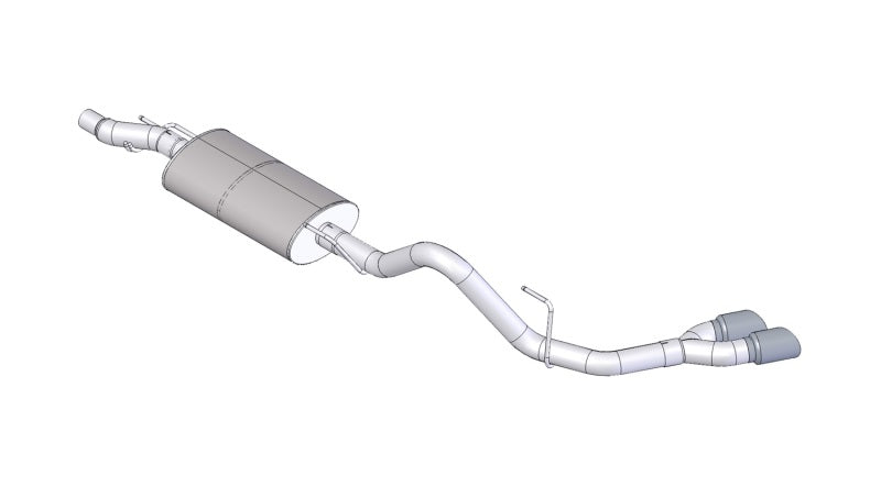 Corsa Performance 11-13 Ford F-150 EcoBoost 3.5L V6 Polished Sport Cat-Back Exhaust