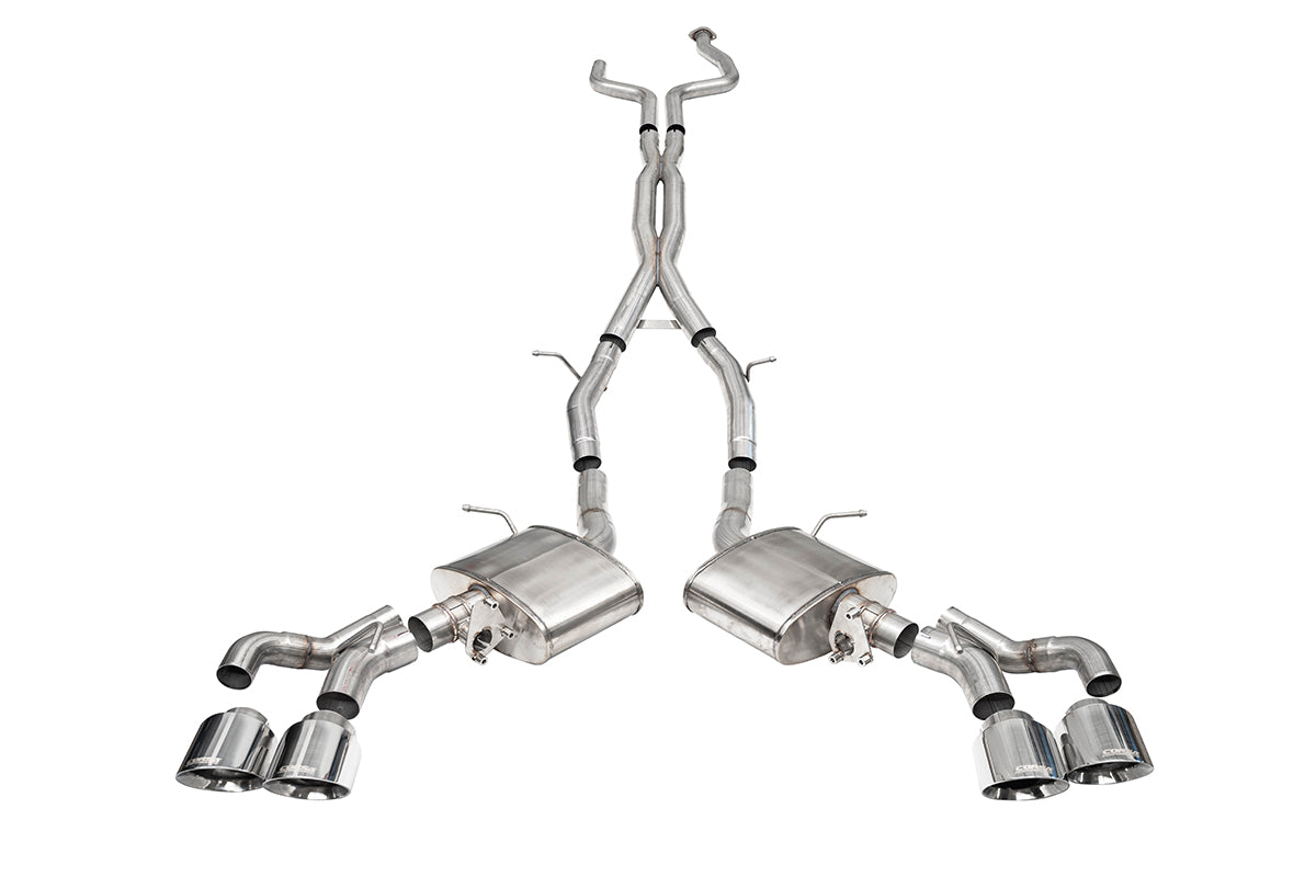 Corsa Xtreme Valved / 3.0 in Cat-Back 4.5 in Slash Tips | 2022+ Cadillac CT5-V Blackwing (21320)