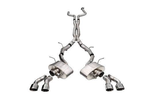 Corsa Xtreme Valved / 3.0in Cat-Back 4.5 in. Twin Tips | 2020+ Cadillac CT5-V (21326)