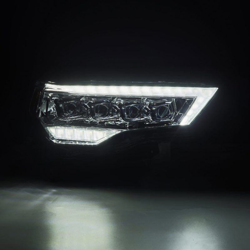 FR SPORT AlphaRex 14-22 Toyota 4Runner NOVA LED Proj Headlights Chrome w/ Activ Light/Seq...