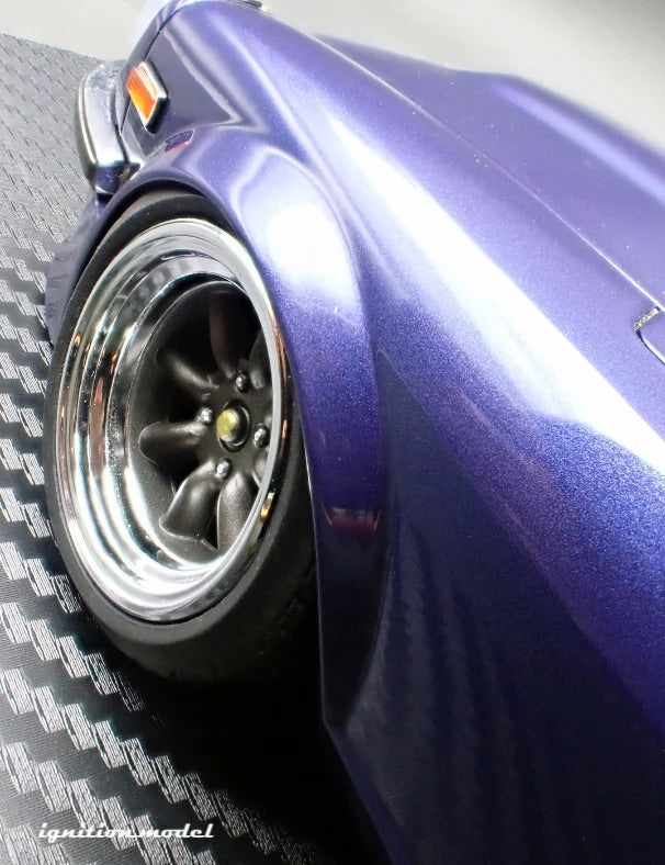 Ignition-Model Nissan Fairlady Z Wangan 'Midnight Devil's Z" Blue 1:18