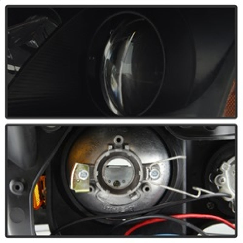 Spyder Lexus IS 250/350 2006-2010 Projector Headlights DRL Black Smoke PRO-YD-LIS06-DRL-BSM 5080073