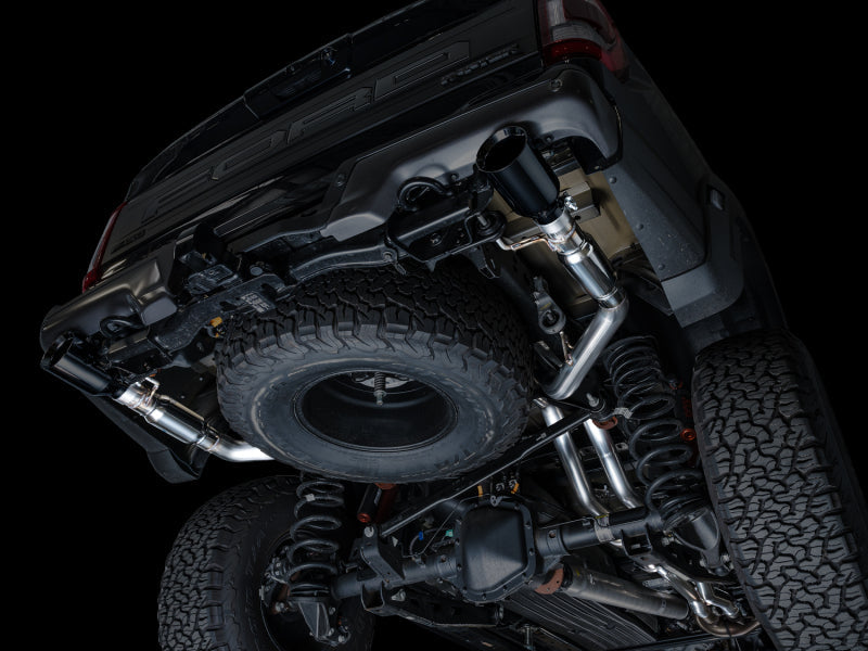 AWE Tuning AWE Gen 3 Ford Raptor SwitchPath Exhaust  - Diamond Black Tips 3025-33356