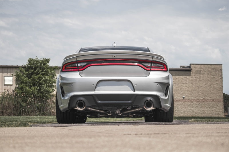 Corsa 15-21 Charger SRT/Hellcat/Redeye 2.75in Valved Catback Dual Rear Exit w/ Single 4.5in Pol Tips 21072