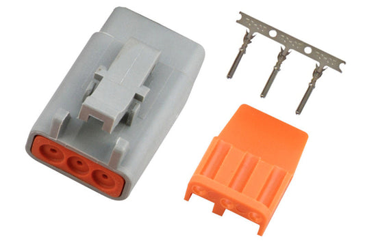 797 Performance, LLC Haltech Male Deutsch DTM-3 Connector 7.5 Amp Plug & Pins