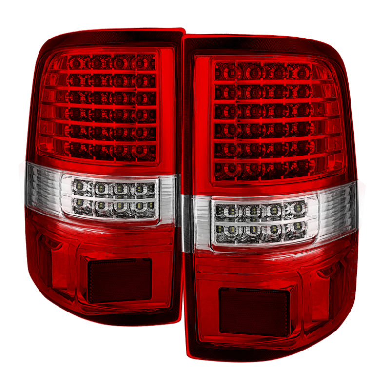 FR SPORT SPYDER Xtune Ford F150 Styleside 04-08 LED Tail Lights Red Clear...