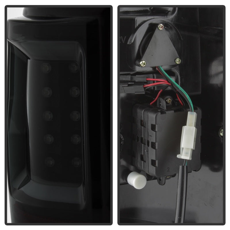 Spyder Ford F150 04-08 Styleside Tail Light V2 - LED - Black Smoke ALT-YD-FF15004V2-LBLED-BSM 5084187