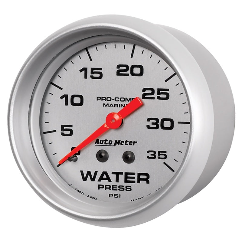 AutoMeter Ultra-Lite 2 5/8in Mechanical 35 PSI Water Pressure Gauge 200773-33