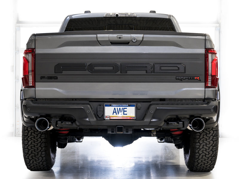 AWE Tuning AWE Gen 3 Raptor R SwitchPath Exhaust  - Chrome Silver Tips 3025-32852