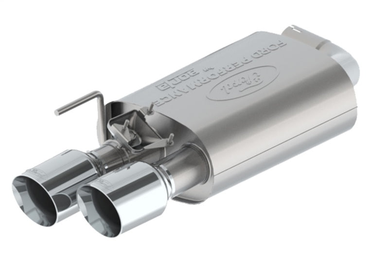 Ford Racing 2024 Mustang 2.3L Extreme Active Cat-Back Exhaust System Chrome Tips M-5200-M2EC