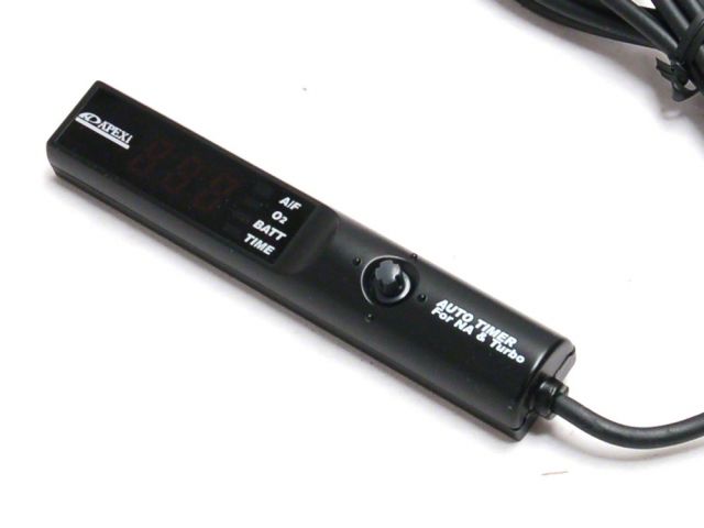 APEXi Full Auto Turbo Timer Black w/ Amber Lighting *Discontinued