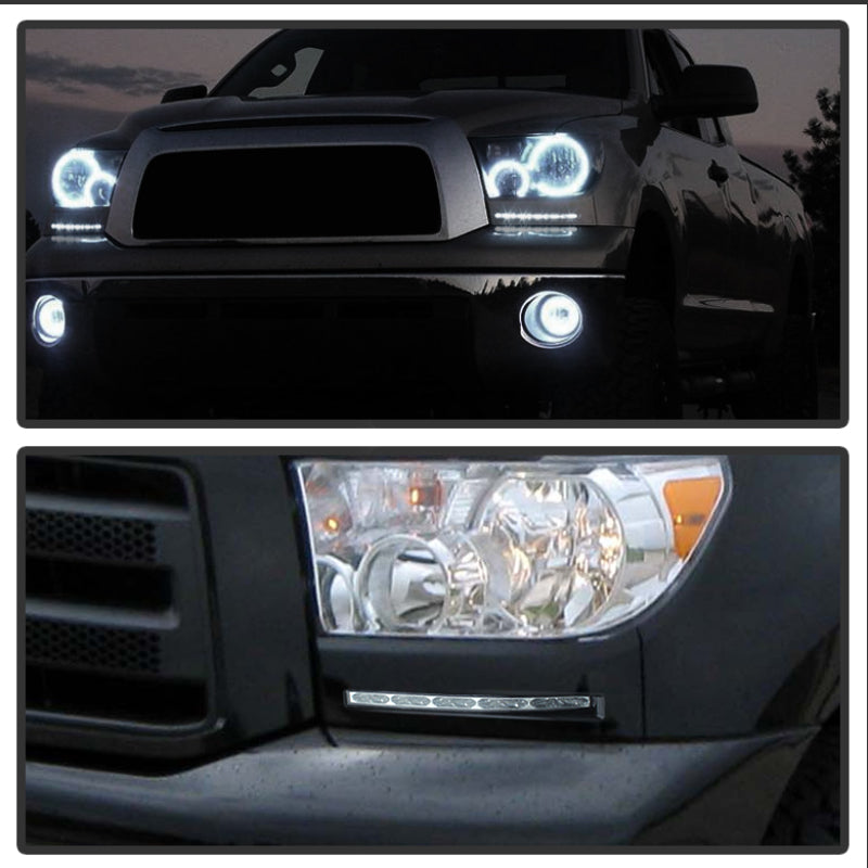 FR SPORT Spyder Toyota Tundra 07-13 Daytime LED Running Lights (XSP-X Model Look)wo/swtch Blk...