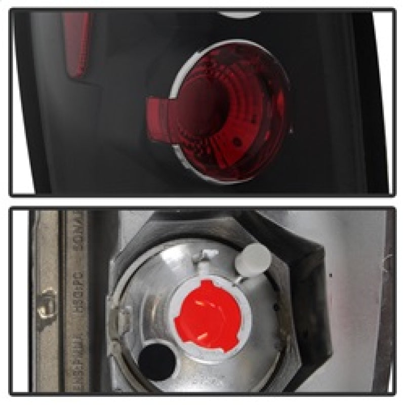 Spyder Chevy Avalanche 02-06 Euro Style Tail Lights Black ALT-YD-CAV04-BK 5001108