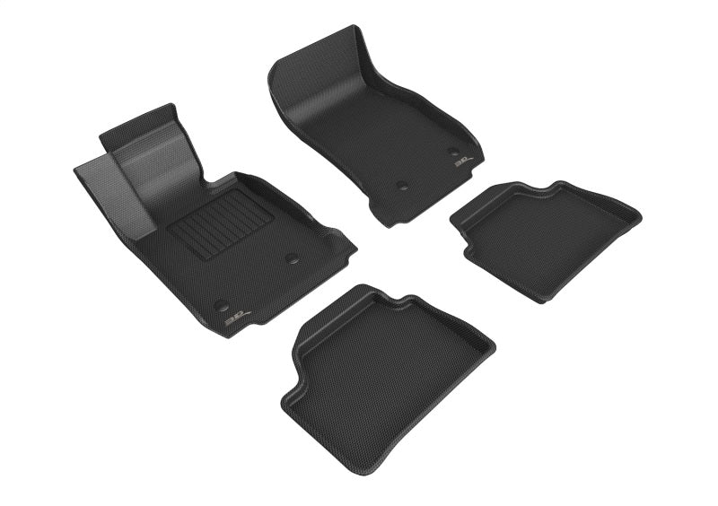 3D MAXpider 12-19 BMW 1 Series Kagu Floor Mat- Black R1 R2 L1BM03601509
