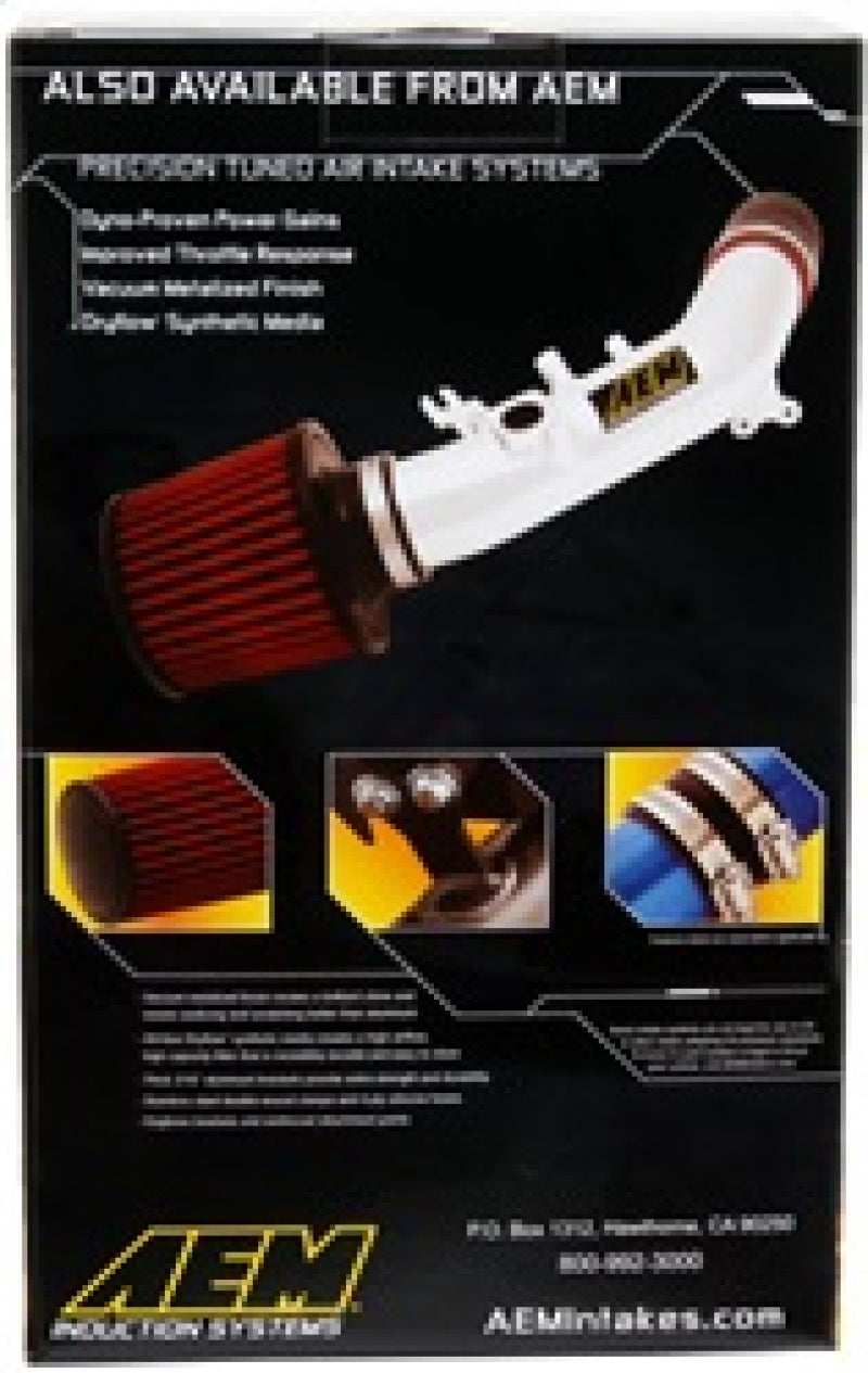 AEM Induction AEM 2-3/4in x 6-7/8in Oval DryFlow Air Filter 21-2128DK