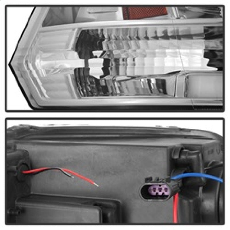 Spyder 09-16 Dodge Ram 1500 V2 Projector Headlights - Halogen - DRL - Chrome (PRO-YD-DR09V2-LBDRL-C) 5084828