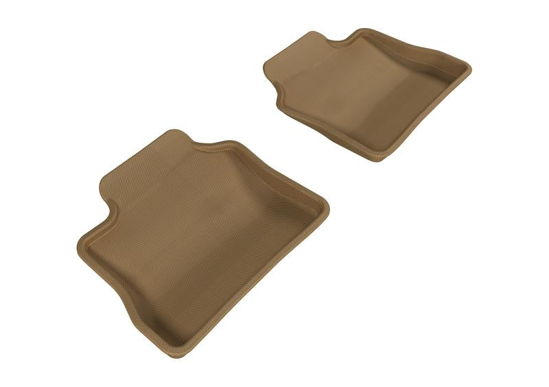 FR SPORT 3D MAXpider 2010-2016 Porsche Panamera Kagu 2nd Row Floormats - Tan L1PO00621502