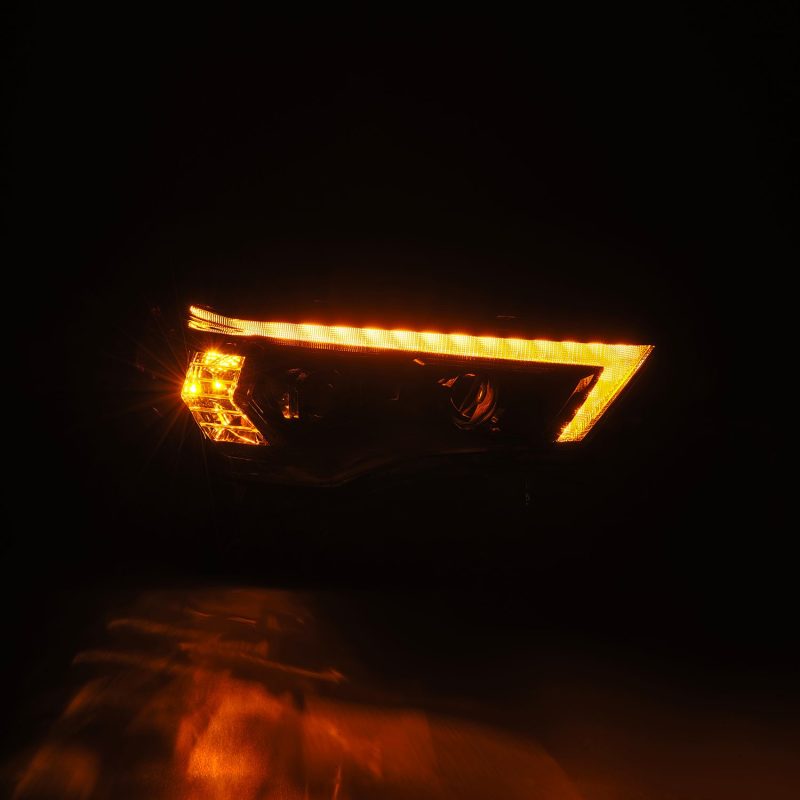 AlphaRex 14-20 Toyota 4Runner PRO-Series LED Proj Headlights Alpha-Black w/Sequential Signal/DRL 880850 *Discontinued