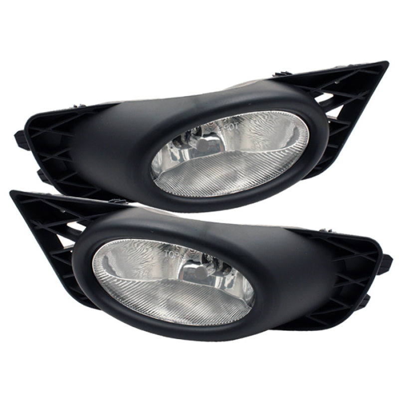 FR SPORT Spyder Honda Civic 09-11 4Dr OEM Fog Lights W/Switch- Clear FL-CL-HC09-4D-C 5020697
