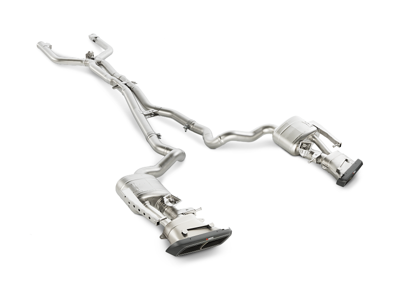 FR SPORT Akrapovic 15-17 AMG C63 Estate Evolution Line Cat Back (Titanium) w/ Carbon Tips (Req....