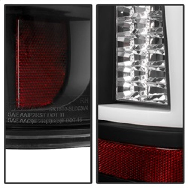 Spyder Chevy Silverado 1500/2500 03-06 Version 2 LED Tail Lights - Black ALT-YD-CS03V2-LED-BK 5081919