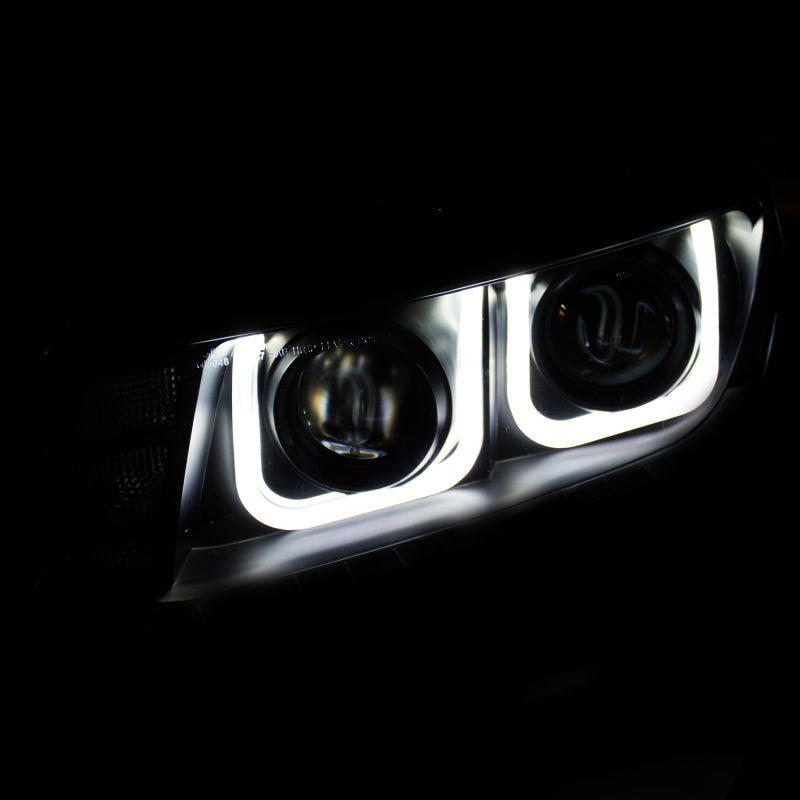 Anzo Black U-Bar Projector Headlights 2014-2015 Chevrolet Camaro