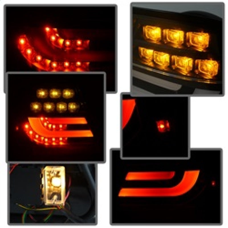 FR SPORT Spyder BMW E46 3-Series 04-06 2Dr Light Bar Style LED Tail Lights Black...