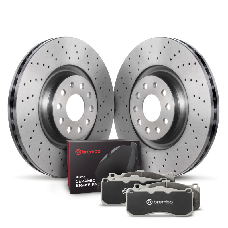 Brembo OE 99-02 Volkswagen Cabrio Front Disc Brake Kit KTX0119
